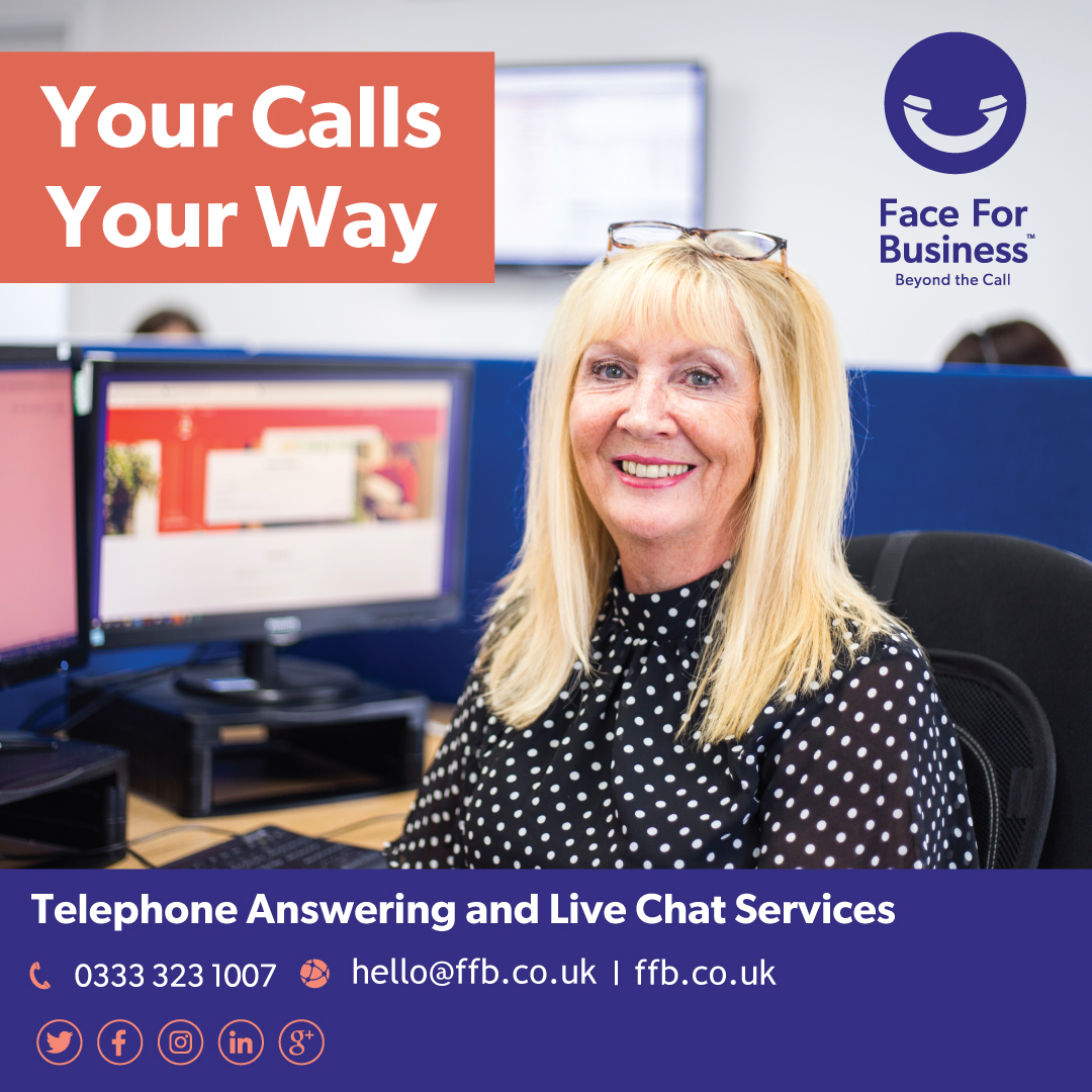 face4business's tweet image. A Telephone Answering Service Tailored To You.⁠
UK receptionists you can trust.

Interested in hearing more?⁠
⁠📞 0333 323 1007⁠
📧 hello@ffb.co.uk⁠

⁠#callansweringservice #virtualreceptionist #livechatservice #diarymanagementservice #telephoneansweringservice⁠ #ffb
