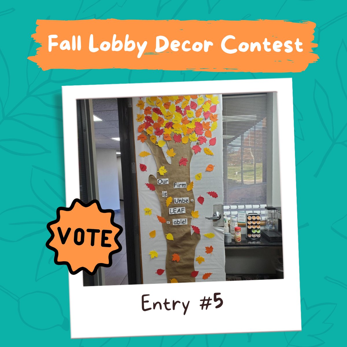 KansasCPAs's tweet image. Entry post 2/2

Entries 5-7 are here with Snoopy, scarecrows and clever puns! We will announce the winner on Thursday, so be sure to vote for your favorites soon. 

&amp;gt;&amp;gt; hubs.la/Q029-N9-0 

#WorkWithAdamsBrown #lobbydecor #lobbydecorcontest #falltheme