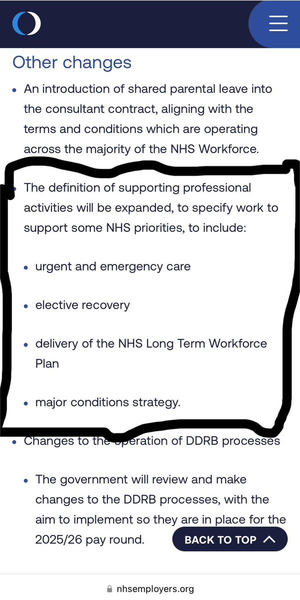 SPAs —&gt; DCCs?

25% more work?

Delivery of NHS LTWF a contractual obligation to strong-arm consultants to supervise MAPs?