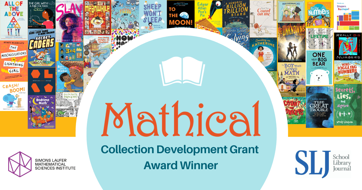 We're excited to announce that our school has been awarded a Mathical Collection Development Award by @mathmoves and @sljournal to expand our collection of award-winning #mathicalbooks! You can check them out anytime at mathicalbooks.org. @HHESHUSKIES @MCPSSLMP