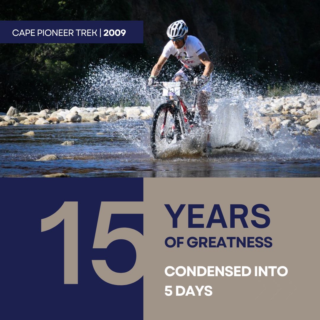 15 Years of Greatness, Now Condensed into 5 Days of Pure Pioneer pleasure!
Yes, you heard it right — five days of unparalleled mountain biking mastery that promises to leave you breathless, beguiled, and utterly bedazzled.

Were you at the inaugural #CapePioneer in 2009?