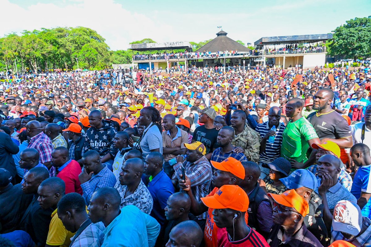 Kisumu has spoken, and it's clear: ODM is the heartbeat of unity here. Thank you for the warm welcome! Our recruitment drive continues on, driven by a shared cause. Join our movement and, let's shape the future together.