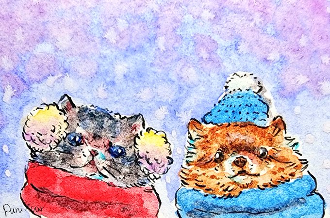 「fluffy hat」 illustration images(Latest)