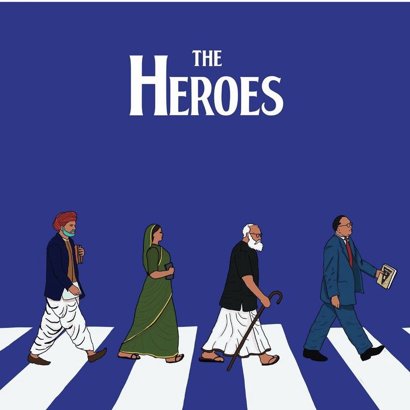 ChetanAhimsa's tweet photo. #equality #justice #rationality
#Phules #Periyar #Babasaheb
pc: invalid.psd https://t.co/ltErDO5Va2