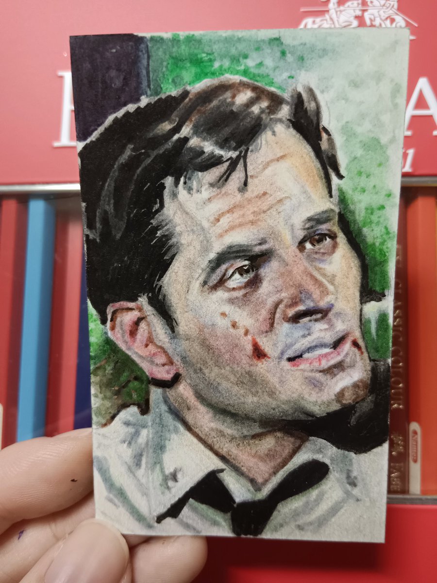 leesandy3633's tweet photo. Small pocket size portrait practice!!! The beautiful Tony Newman senior / Linden Chiles from The Time Tunnel (1966) ❤️

Mainly colour pencils, with some fountain pen and marker.

#colorpencil #drawing #portrait #thetimetunnel #tvshow #lindenchiles  #sifi https://t.co/tfsrtPZE6W