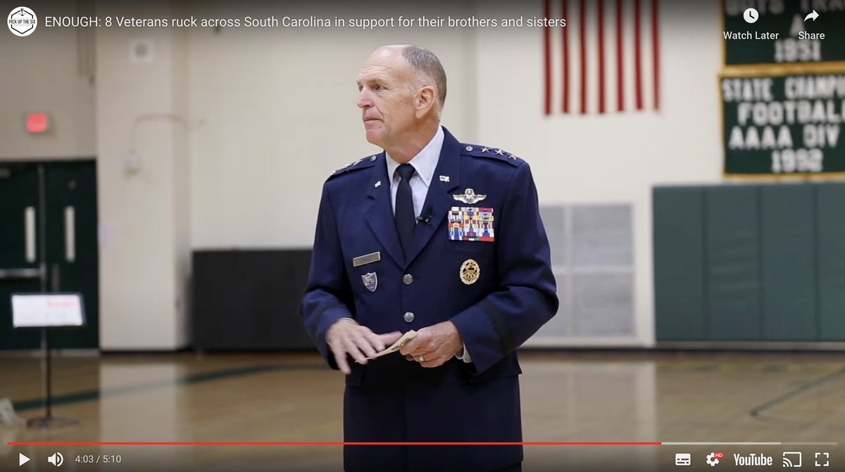 Frank Schwartz (@darkhelmetf3) on Twitter photo I just carved out the 5 minutes to watch this mini-doc by our boy <a href="/BrianJodice/">Brian Jodice</a> on the "Enough" project... it's a powerful video and it features #TheNationsGeneral, <a href="/F3RedBaron/">F3RedBaron</a>...
You want a little shot of hope for our country this morning? Give it a watch.
ngbn.tv/channels/pick-… I just carved out the 5 minutes to watch this mini-doc by our boy <a href="/BrianJodice/">Brian Jodice</a> on the "Enough" project... it's a powerful video and it features #TheNationsGeneral, <a href="/F3RedBaron/">F3RedBaron</a>...
You want a little shot of hope for our country this morning? Give it a watch.
ngbn.tv/channels/pick-…