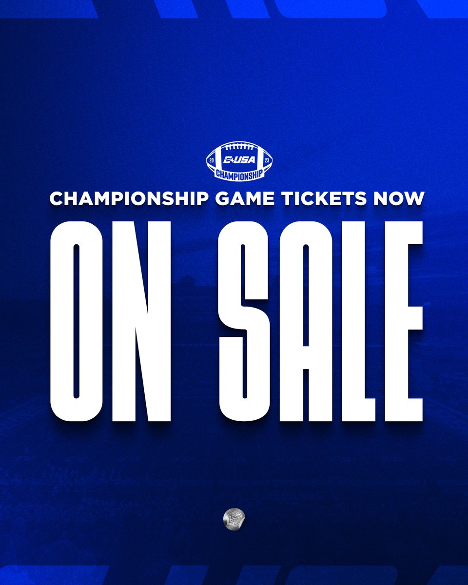 IT'S <a href="/ConferenceUSA/">Conference USA</a> CHAMPIONSHIP GAME WEEK‼️

Score your tickets today and cheer on the Flames.     

🎟️: bit.ly/47xZrUp