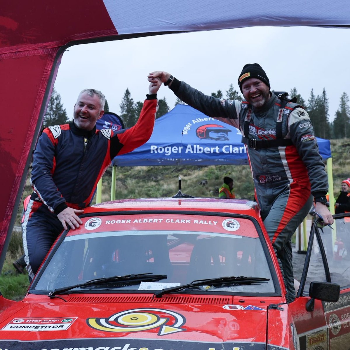 RACRMC's tweet image. 🏆 2023 Roger Albert Clark Rally winners 🏆

Marty McCormack and Barney Mitchell take the provisional Roger Albert Clark Rally victory!

#RACR23