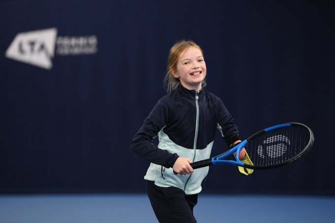 Photo of a young player at the Para-Standing Tennis Day at the National Tennis Centre