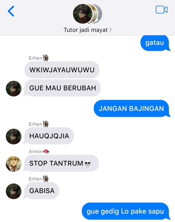 rayzutsu's tweet photo. #attackontittan ; au, slight erenmika, arminannie.
© Deaplw6
Eren tantrum https://t.co/JOu5I0Ig1S