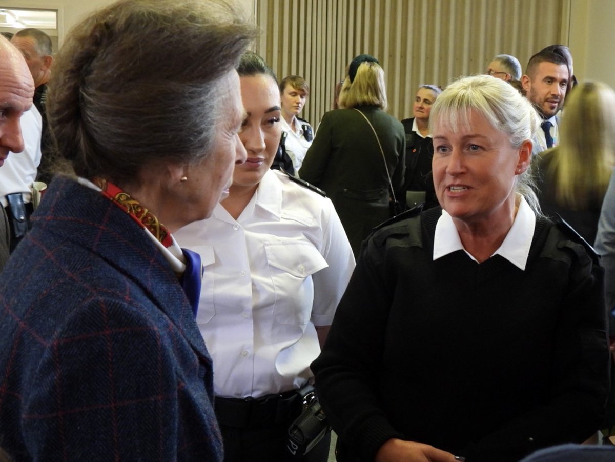 16.11.23 Our Patron HRH The Princess Royal visited HMP Drake Hall to tour the establishment and meet the staff, including Butler Trust Award Winner, and Princess Royal’s Prize recipient, Tracey Sargeant. #HiddenHeroes