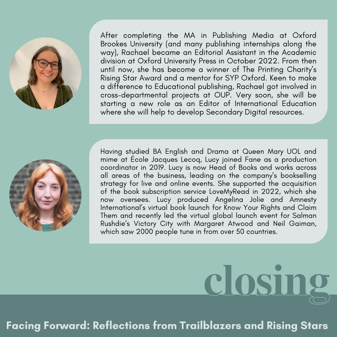 Announcing our 💥Closing panel💥 We are thrilled to welcome a panel of Trailblazers and Rising Stars to share their thoughts and insights to conclude our Sustainable Futures Conference 🌿 There are still some tickets available! Grab them while you still can! Link in bio 😍😍