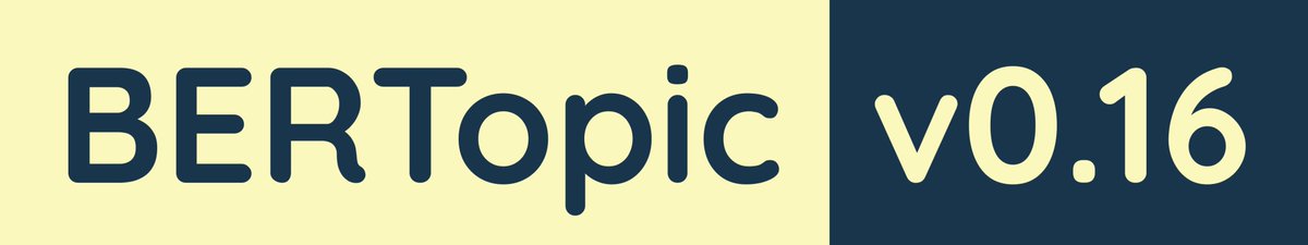 MaartenGr's tweet photo. The v0.16 release of BERTopic is here 🥳 Merge pre-trained models, apply zero-shot topic modeling, seed domain-specific words, and much more in this HUGE update!

I think the newly introduced methods will be extremely helpful to many users!

An overview thread👇🧵 https://t.co/p6SGI13MFf