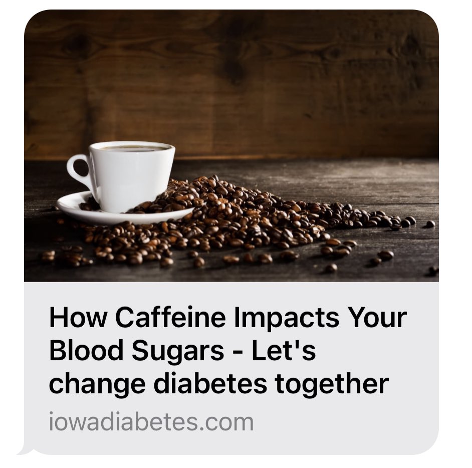 dr_cargus's tweet photo. Happy New Week!  Let’s continue to change our individual and collective Diabetes outlook by lowering caffiene consumption.  According to the below article, we should try more decaffienated beverages…also avoid the added creamers, syrups and sweeteners.👇 https://t.co/KYH0yNrrx7 https://t.co/ExhHgoPPYS