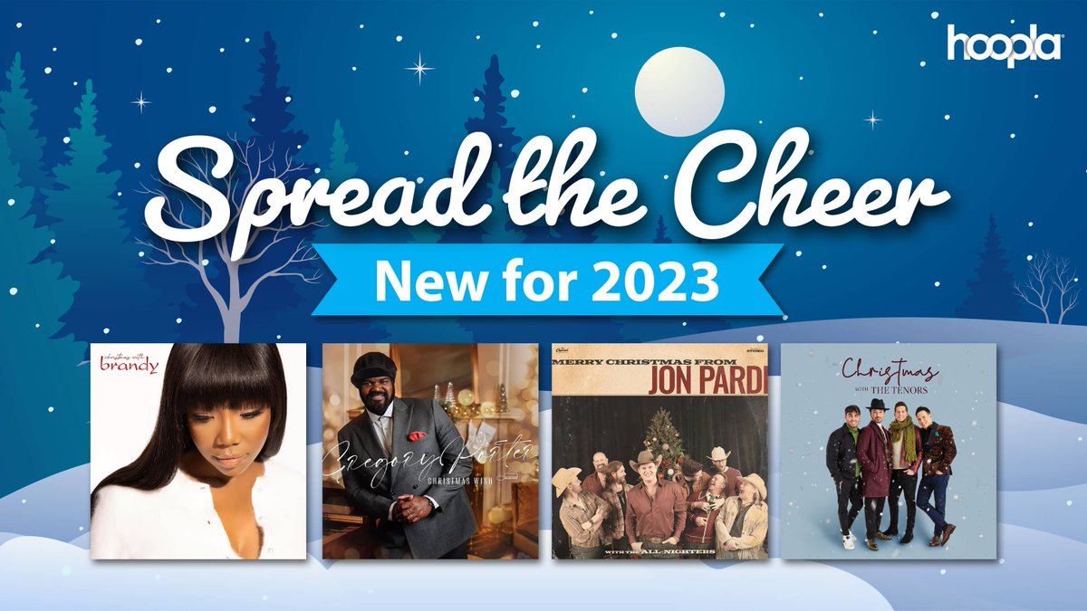 hooplaDigital's tweet photo. 🎵🎄 Spread the cheer with hoopla Digital's 2023 holiday music collection featuring new albums! https://t.co/WIFhceLDwe https://t.co/oX5j84Hexv