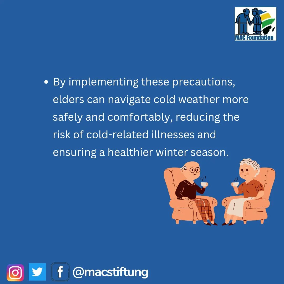 macstiftung's tweet photo. As temperatures drop, seniors need to take specific precautions to stay safe and healthy during colder months.
#macfoundation
#macstiftung
#elderlycare
#winterwellness
#seniorsafety
#ColdWeatherCare
#winterprecautions
#seniorsfirst
#chillguardian
#staywarmstaywell
#WinterSenior https://t.co/GLWzy2I2wd