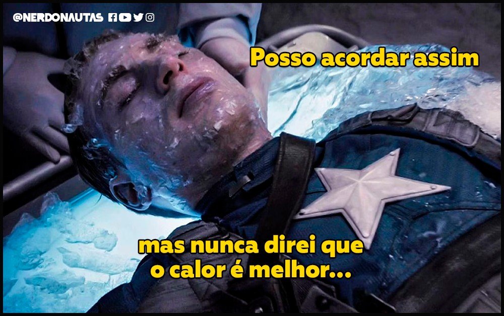 Calor é coisa de maluco.

Créditos: Nerdonautas