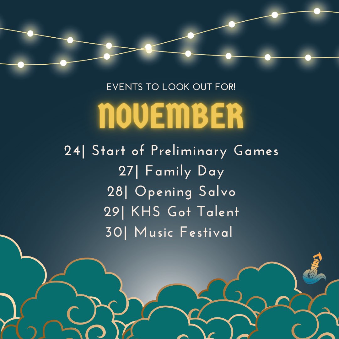 scckhs's tweet photo. November is nearing its end but Fountrams is just getting started!

As we all await tomorrow's opening salvo, here are some reminders and a few events to look out for during the week ahead. 

This is the calm before the storm, Konghuanians! https://t.co/ObRDNHPRBo