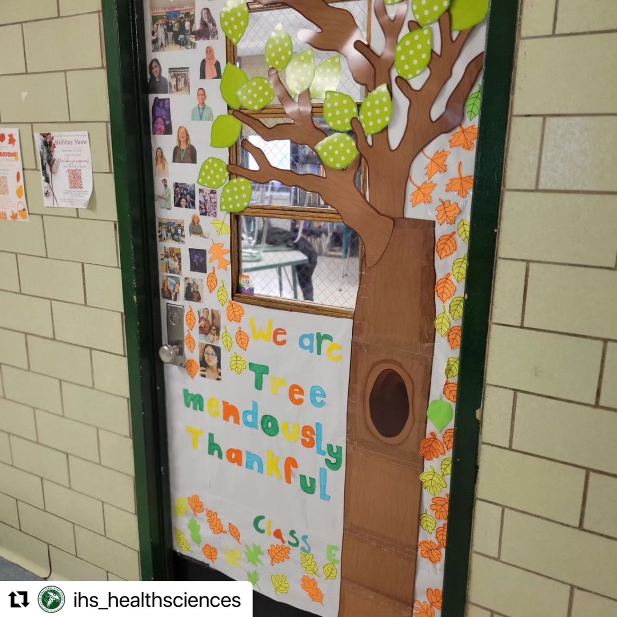 CIOBCitywide's tweet photo. Thanksgiving break may have ended, but the spirit of gratitude and community lingers on at IHS Health Sciences. Your International Feast was a wonderful celebration of togetherness. 🌟🍂 #ThanksgivingSpirit #CommunityLove #BackToSchool @DOEChancellor @NYCSchools 📚🥧🙌 https://t.co/vlcTH27nXE
