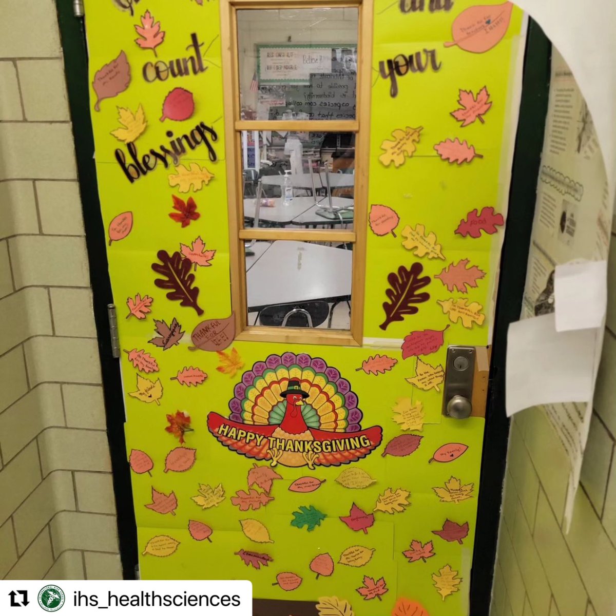 CIOBCitywide's tweet photo. Thanksgiving break may have ended, but the spirit of gratitude and community lingers on at IHS Health Sciences. Your International Feast was a wonderful celebration of togetherness. 🌟🍂 #ThanksgivingSpirit #CommunityLove #BackToSchool @DOEChancellor @NYCSchools 📚🥧🙌 https://t.co/vlcTH27nXE