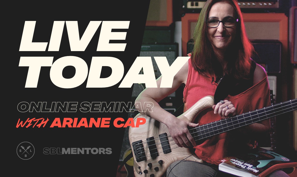 ArianeOnBass's tweet photo. Join me today, 11/27 at 2:00 PM (ET) / 11:00 AM (PT) as part of SBL's Mentors sessions where I'll be showing you how to "E-scale-ate Your Scales Game!"
Head on over to @scottsbasslessons to join (grab the free trial if you are not already a member!)
.
.
#SBL #scottsbasslessons https://t.co/Ns7ew9EjKK