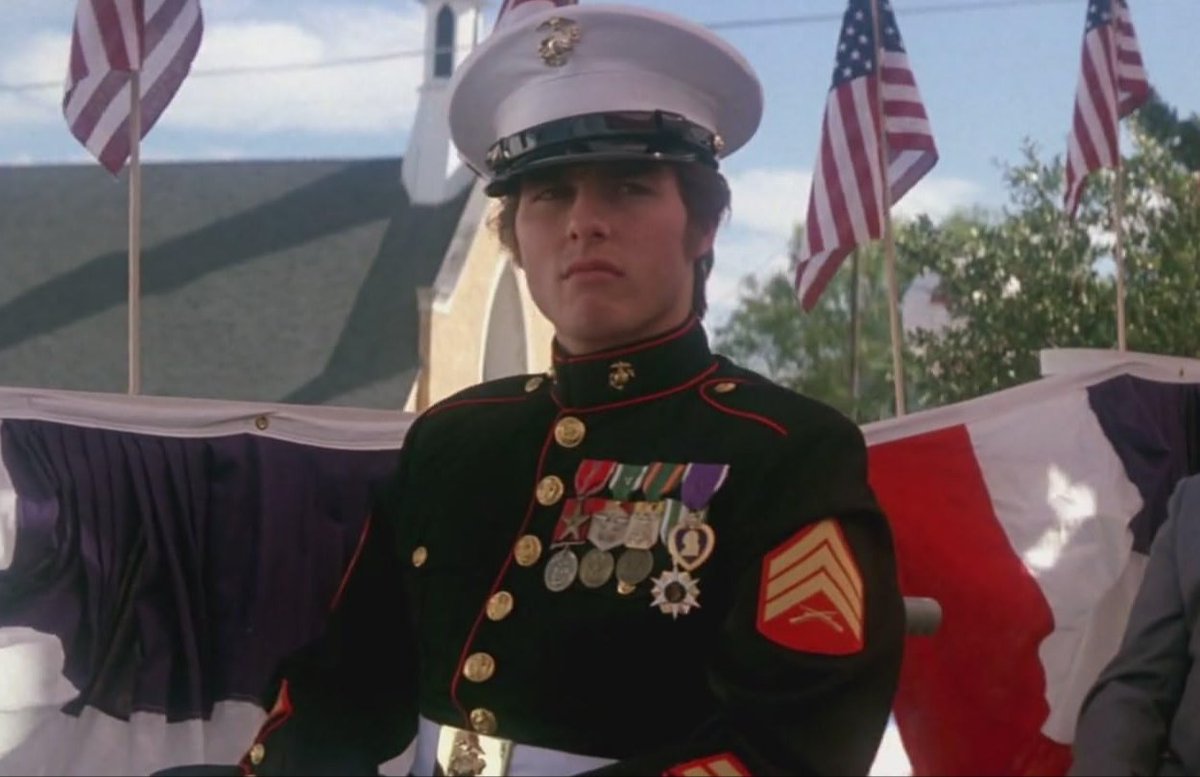 Pierrefiredept's tweet photo. Born on the Fourth of July (1989): A Cinematic Journey through Patriotism and Pain 🇺🇸🎬

In the tapestry of cinematic storytelling, Oliver Stone's 'Born on the Fourth of July' unfurls as a poignant and searing exploration of patriotism, identity, and the profound effects of war. Released in 1989, the film takes us on a tumultuous ride through the life of Ron Kovic, played with visceral intensity by Tom Cruise, offering both a sobering critique of war and a reflection on the complex nature of American ideals.

The Red, White, and Blue Paradox 🎇🤔
The film kicks off on an ironic note, with Ron Kovic's birth on the emblematic Fourth of July, a day that traditionally celebrates American freedom and independence. Yet, as Kovic's life unfolds, we witness the paradoxes of patriotism and the harsh realities that challenge the ideals embodied by the stars and stripes. Through Kovic's eyes, we confront the complexities of blind allegiance and the personal costs of war, both physical and psychological.

Tom Cruise's Unforgettable Performance 🌟🎭
Tom Cruise's portrayal of Ron Kovic is nothing short of a tour de force. From the spirited patriotism of a young man eager to serve his country in Vietnam to the shattered, wheelchair-bound veteran disillusioned by the harsh realities of war, Cruise navigates the emotional landscape with exceptional skill. His ability to convey the internal struggles of Kovic, grappling with physical and emotional scars, elevates the film beyond a mere anti-war narrative to a character study of resilience and self-discovery.

The Harsh Realities of War 🚁💔
Stone's direction pulls no punches in depicting the brutalities of war. The intense combat scenes in Vietnam and the aftermath showcase the human toll of conflict, forcing the audience to confront the visceral and often devastating consequences. The juxtaposition of Kovic's youthful idealism with the harshness of war serves as a stark reminder of the disillusionment that many veterans faced upon returning home.

The Journey of Self-Discovery 🛤️👤
As the narrative unfolds, 'Born on the Fourth of July' becomes a powerful exploration of self-discovery. Kovic's journey is not only a physical one, marked by the challenges of adjusting to life with a disability, but also a psychological and ideological odyssey. His transformation from a fervent patriot to a vocal anti-war activist is a testament to the resilience of the human spirit and the capacity for personal growth even in the face of profound adversity.

Stone's Cinematic Canvas 🎥🖌️
Oliver Stone, known for his socially and politically charged films, masterfully paints a cinematic canvas that is both visually striking and emotionally resonant. The use of symbolism, such as the recurring motif of the American flag, adds depth to the narrative, inviting viewers to contemplate the complex relationship between individual identity and national pride.

Conclusion: A Fourth of July Reflection 🎆🇺🇸
In conclusion, 'Born on the Fourth of July' stands as a thought-provoking reflection on the intricate tapestry of American ideals, the consequences of war, and the resilience of the human spirit. It is a film that challenges us to look beyond the surface of patriotic fervor and confront the painful realities that shape the lives of those who bear the burdens of conflict. As we celebrate the Fourth of July, let this film serve as a poignant reminder that true patriotism requires an honest reckoning with the complexities of our history and a commitment to creating a better future. 🕊️🎬 #BornOnTheFourthOfJuly #WarAndIdentity #CinematicReflections"