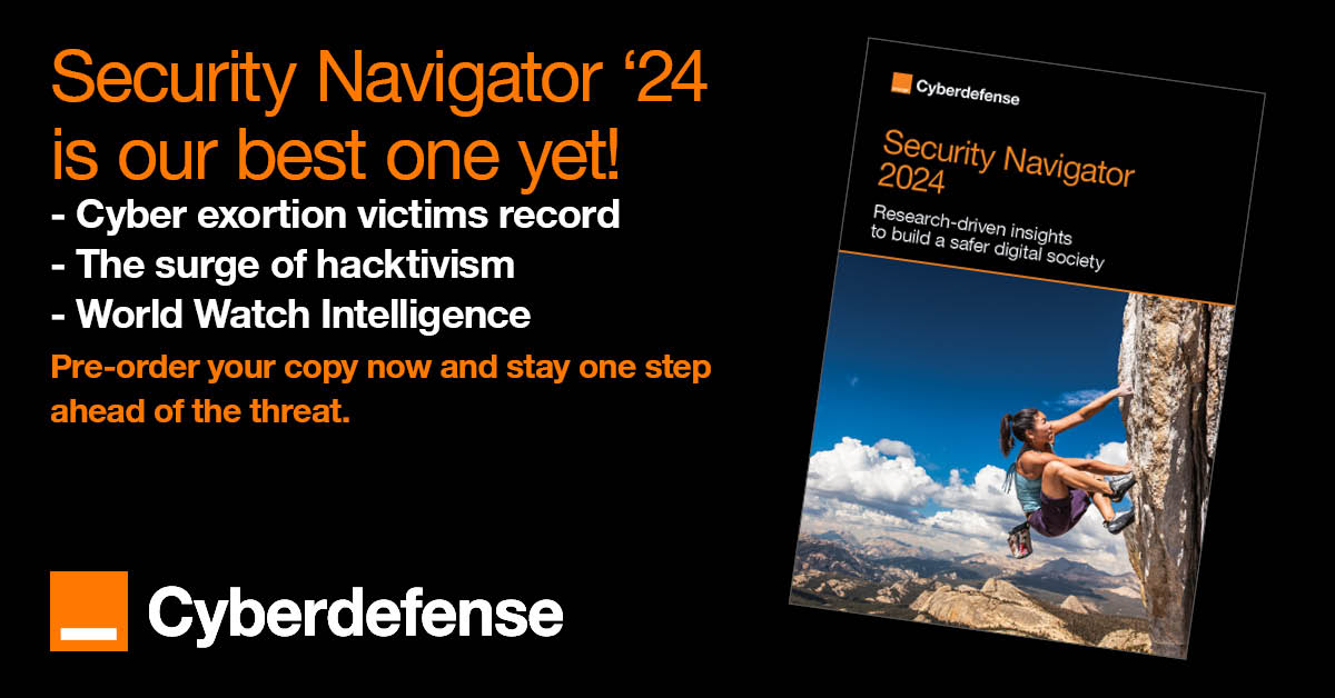 👨‍💻🔐 It's Cyber Monday! 
                                                         
👉Pre-order your Security Navigator ‘24  copy and stay one step ahead of  evolving threats: 
ow.ly/irpY50Qbroz

#SecurityNavigator24
