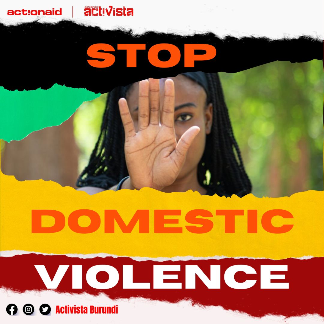 ActivistaBdi's tweet photo. *#16JOURSDACTIVISME*
*#NOEXCUSE*   
Serugo,kubungabunga umugore wawe nibwo bugabo bwawe.
Twese hamwe duharanire  agateka k'umukenyezi.

@ACTIONAID_Burundi 
@ACTIVISTA_Burundi 
#Pasdexcuse https://t.co/OvlNgsLGhe