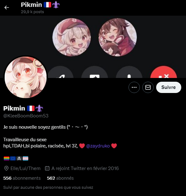 Rayghan_'s tweet photo. [Thread]

Je fais ce thread pour dénoncer une fille p*dophile, Islamophobe, incestueuse et raciste. Tout d'abord je sais que ses propos sont choquants et révoltants pour certains mais je ne vous invite pas à aller la harceler, l'insulter en dm ou autre, je n'appelle qu'au boycott https://t.co/huEFNv3wqo