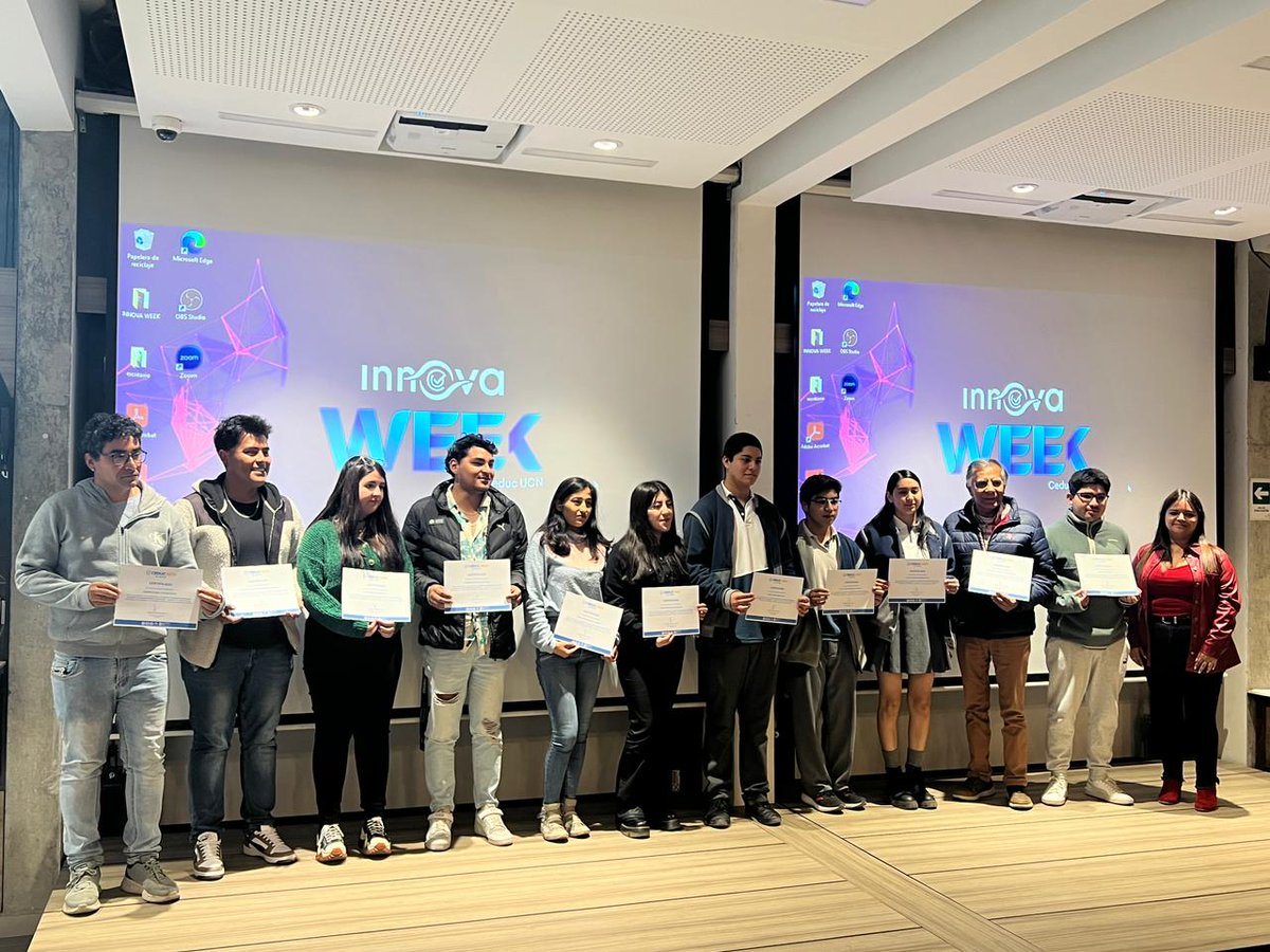 Innova_CeducUCN's tweet photo. 🚀MÁS DE 2000 ASISTENTES SE REUNEN EN LA #INNOVAWEEK 2023

🙌 Una gran fiesta en torno a la #Innovación vivimos en nuestras 5 sedes .

🔗 Conoce más detalles de las actividades desarrolladas en la siguiente nota: https://t.co/d3S4dFBFxw

@CeducUCN https://t.co/hyCNVwmsa9