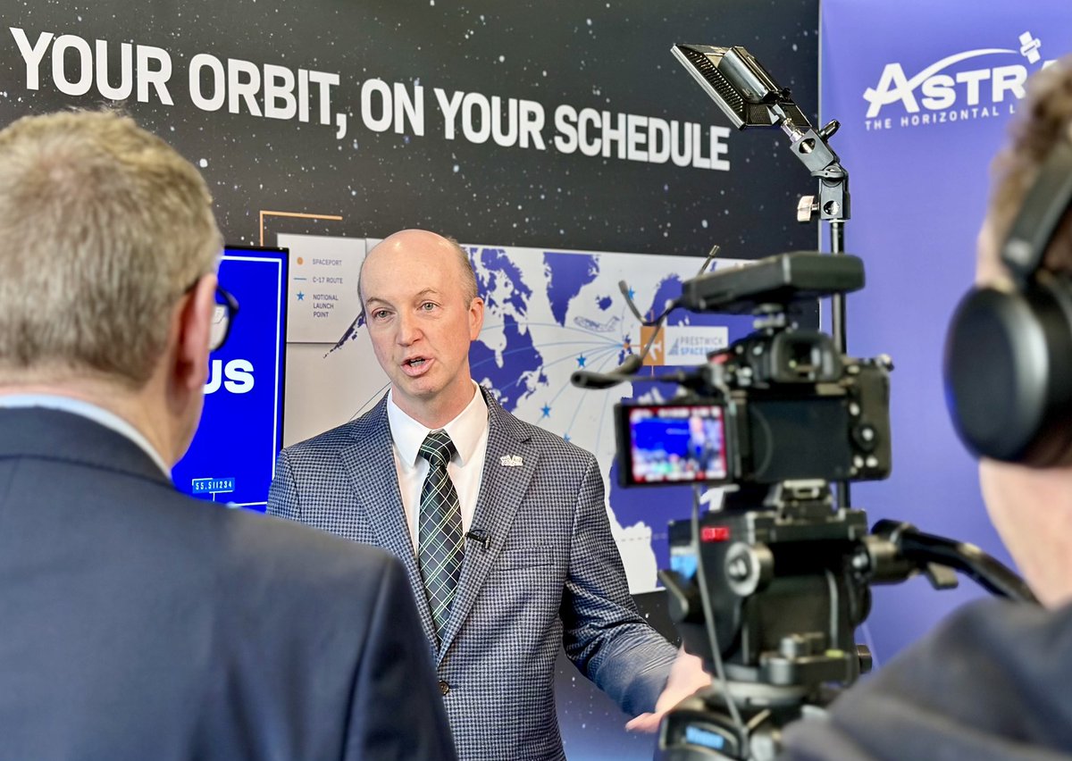Great to be in Belfast last week for #UKSC2023. Huge interest in our responsive horizontal launch capability and thank you to everyone who visited our stand to learn more. <a href="/spacegovuk/">UK Space Agency</a> <a href="/PrestwickSpace/">Prestwick Spaceport</a>