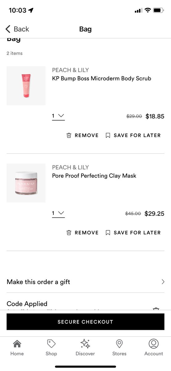 blushingbirdie's tweet photo. @ultabeauty looks like this GWP isn’t adding to cart when you add $39 worth of product. Also when you click eligible items on this page nothing happens 😞 https://t.co/7PBDyyL2So https://t.co/EvM0mdI3ng