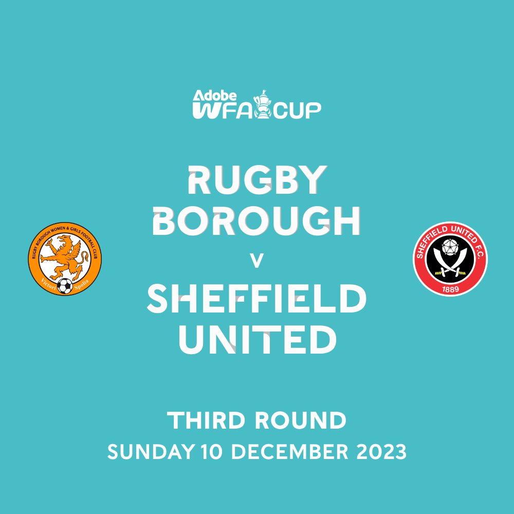 🏆 We've been drawn at home to <a href="/sufc_women/">Sheffield United Women</a>, in the Third Round of the <a href="/AdobeWFACup/">Adobe Women's FA Cup</a>