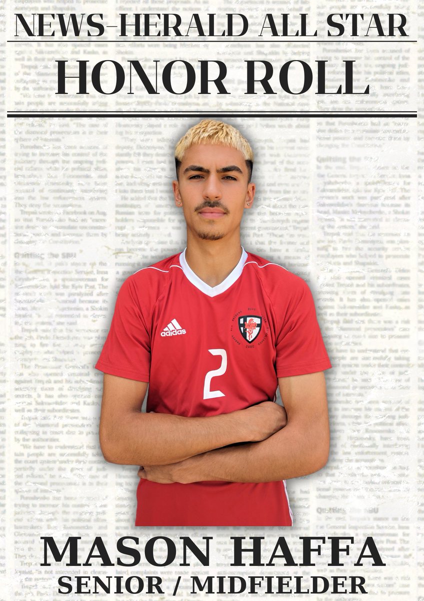 News-Herald all star Honor Role Mason Haffa <a href="/GoooooooRaiders/">Harvey High School</a> <a href="/CLillstrungNH/">Chris Lillstrung</a> <a href="/PCLSdistrict/">Painesville City Local Schools</a>