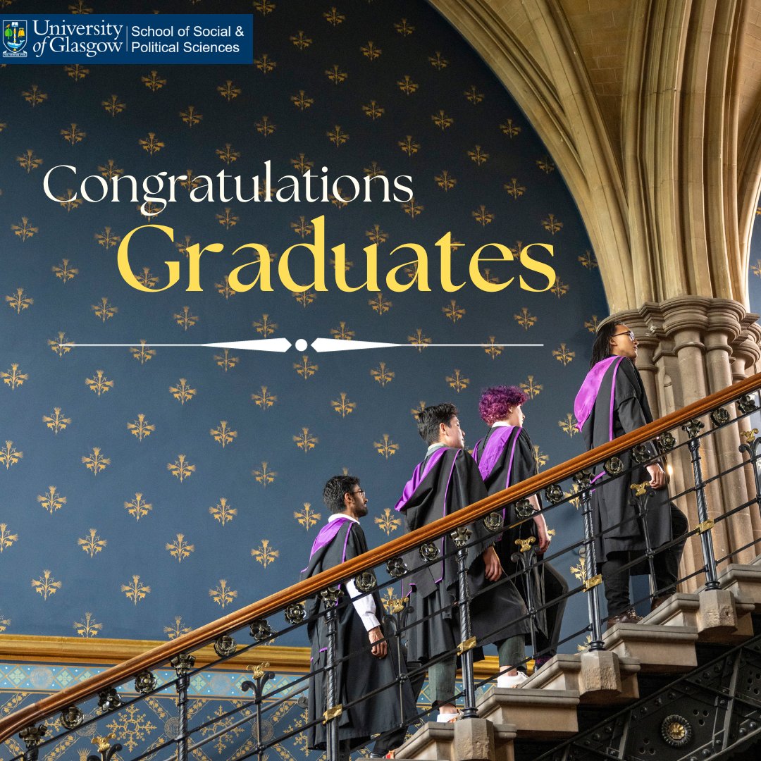 UofGSPS's tweet photo. Congratulations to all of our Winter graduates! We wish you all the best for the future and hope you enjoyed your time with us 💙
You can stay in touch with us and let us know about your plans and achievements through LinkedIn or the Alumni Network. 🎓
#UofGSPS #TeamUofG https://t.co/VXfkl0uU7c