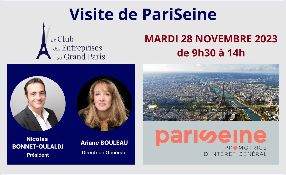 Club des Entreprises du Grand Paris (@clubgrandparis) on Twitter photo 
