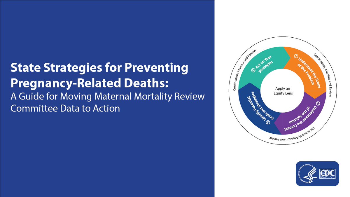 CDC_DRH's tweet photo. #MaternalMortality is a tragedy that no one should have to endure. Maternal Mortality Review Committees (MMRCs) identify prevention opportunities.

CDC has a guide to help turn #MMRC data to action to prevent future deaths: https://t.co/qHRmmW0n4K. https://t.co/clxMq1zFFS