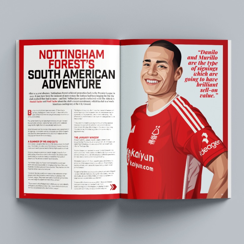 NathanJoyes1's tweet photo. It's here. @TheCopaClub Issue III is now available!

Exclusive content from: @Tim_Vickery, @DTathletic, Cercle Brugge's Technical Director, Alan Minda + MORE.

88 pages of original South American football content from 17 contributors + myself. Read in-depth features throughout!