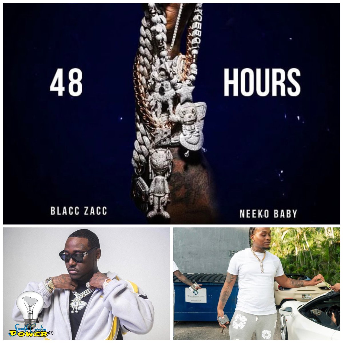 SCarolinaPower's tweet photo. SC Producer #NeekoBaby and SC Big Name #blacczacc Link Up to bring us “48 Hours” including features from #RenniRucci, #BigLex and more. https://t.co/EPONSg6aGf