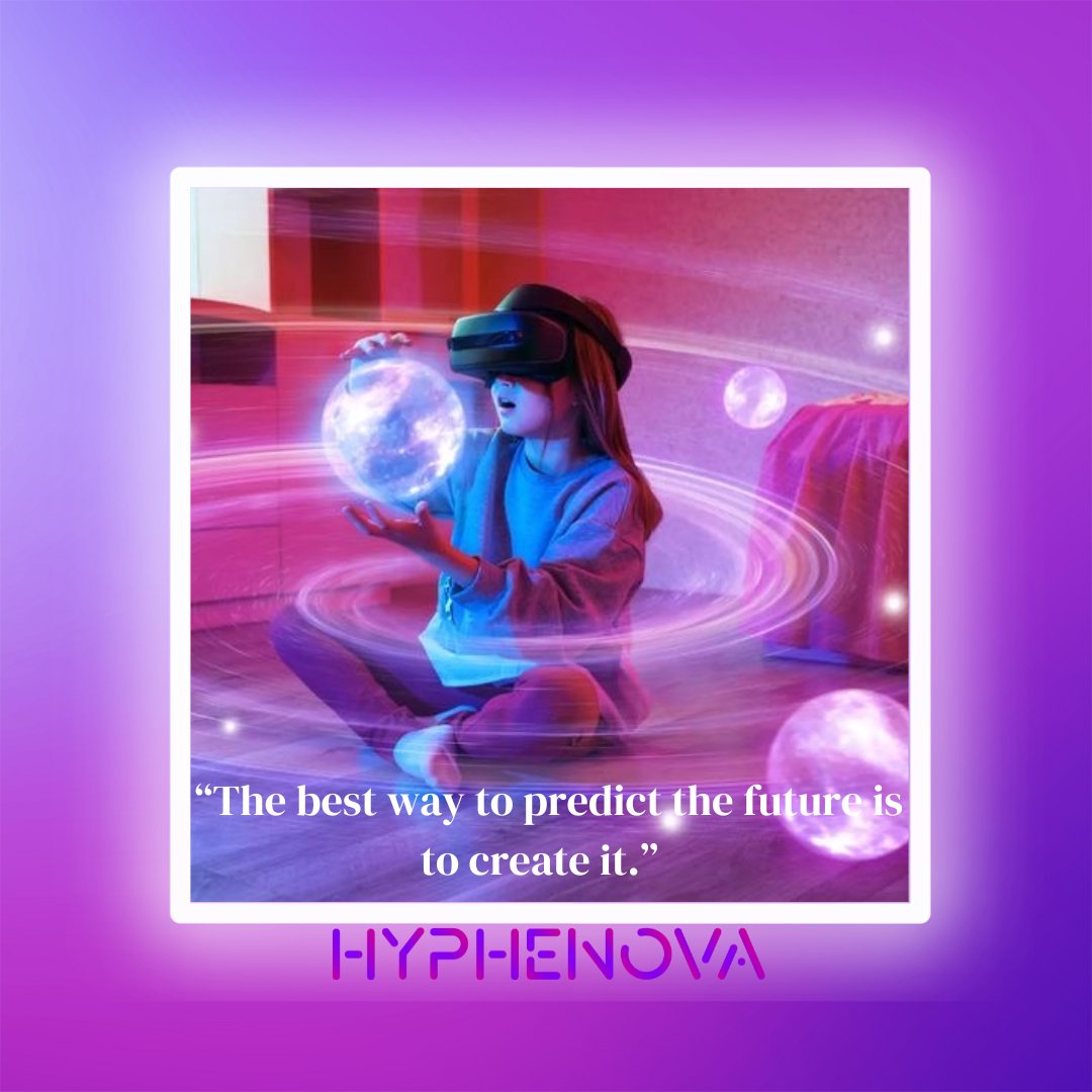 Every choice you make today shapes the world you'll step in tomorrow. 🌟 Don't just predict the future;, create it! The world is your oyster <3 #HYP #HYPhenova #MotivationalMonday