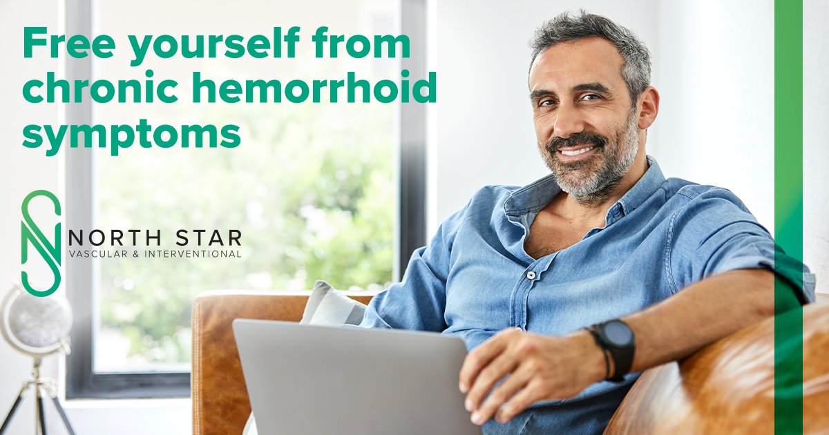 North Star Vascular & Interventional (@northstarir) on Twitter photo About 50% of Americans encounter hemorrhoids. We offer Hemorrhoidal Artery Embolization (HAE) at North Star Vascular & Interventional, a minimally invasive procedure for cases that don't resolve independently. Learn more about HAE: About 50% of Americans encounter hemorrhoids. We offer Hemorrhoidal Artery Embolization (HAE) at North Star Vascular & Interventional, a minimally invasive procedure for cases that don't resolve independently. Learn more about HAE: