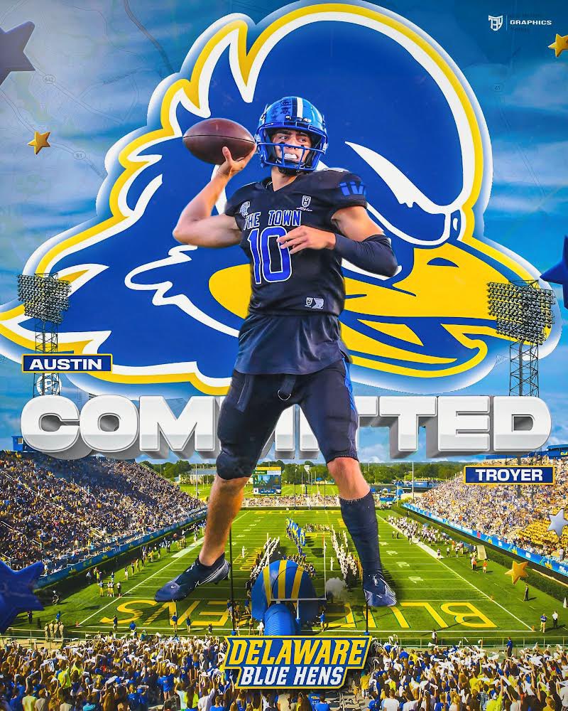 Blessed to announce my commitment to the University of Delaware! #rollhens  <a href="/Delaware_FB/">Delaware Football</a> <a href="/ryancarty10/">Ryan Carty</a> <a href="/CoachGoldrich/">Sean Goldrich</a> <a href="/MiddletownFB/">ᴍɪᴅᴅʟᴇᴛᴏᴡɴ ᴄᴀᴠᴀʟɪᴇʀs</a> <a href="/Coach_AndrewP/">Andrew Pierce</a> <a href="/QB_Factory/">Quarterback Factory</a> <a href="/coachjohnson302/">𝗕𝗿𝘆𝗮𝗻 𝗝𝗼𝗵𝗻𝘀𝗼𝗻</a>