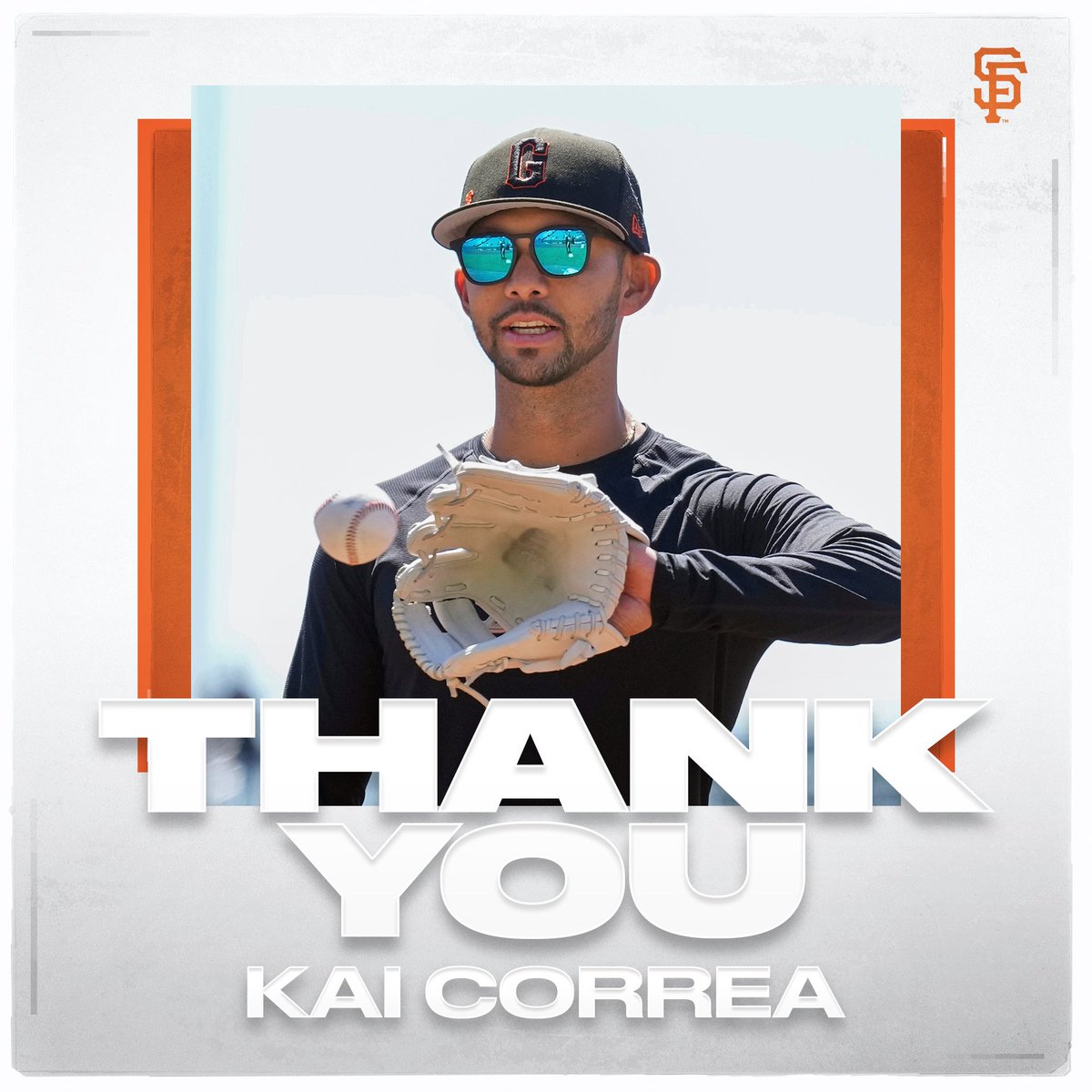 SFGiants's tweet photo. Thank you, @ThatGuy__Kai, and good luck in your new chapter 🫡 https://t.co/192EchRpme