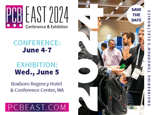 PCBWest's tweet photo. Pleased to welcome @PCBA_America, as an exhibitor at PCB East!

Learn more about their mission at the #electronics industry's #eastcoast trade show on June 5th in the #greatorboston area.

#PCB #PCBmanufacturing #PCBproduction #microelectronics

Brought to you by @PCEAssociation. https://t.co/YGmIkV6Sr4