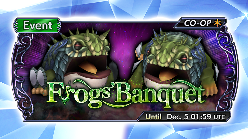 Have you taken on the Frogs' Banquet Heretic Quests yet in #DissidiaFFOO? Complete quests to obtain Gold and Mythril Tokens to exchange for rewards including BT Enhancement Materials and Force Stone Fragments! What team did you use to clear the SHINRYU quest?