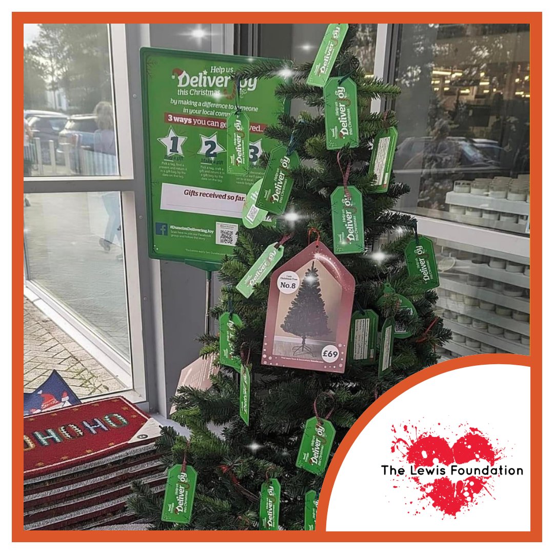 Head to @DunelmUK, Northampton, Wellingborough and Milton Keynes. Grab a tag off the tree, get the items on the tag and bring it back to the store. Gifts will make their way to adult cancer patients in hospital over #Christmas. Please SHARE & spread the word.