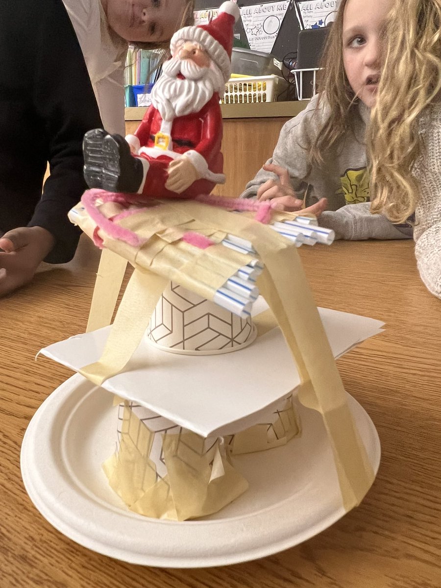ZarzeckiF's tweet photo. @OdessaPS_LDSB Grade 3/4 had a challenge to Santa build a new lookout tower. Mission complete! @LimestoneDSB https://t.co/WBEgNk6OMd