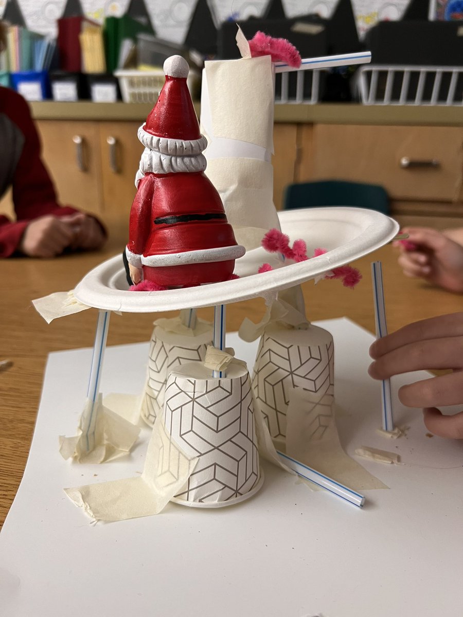 ZarzeckiF's tweet photo. @OdessaPS_LDSB Grade 3/4 had a challenge to Santa build a new lookout tower. Mission complete! @LimestoneDSB https://t.co/WBEgNk6OMd