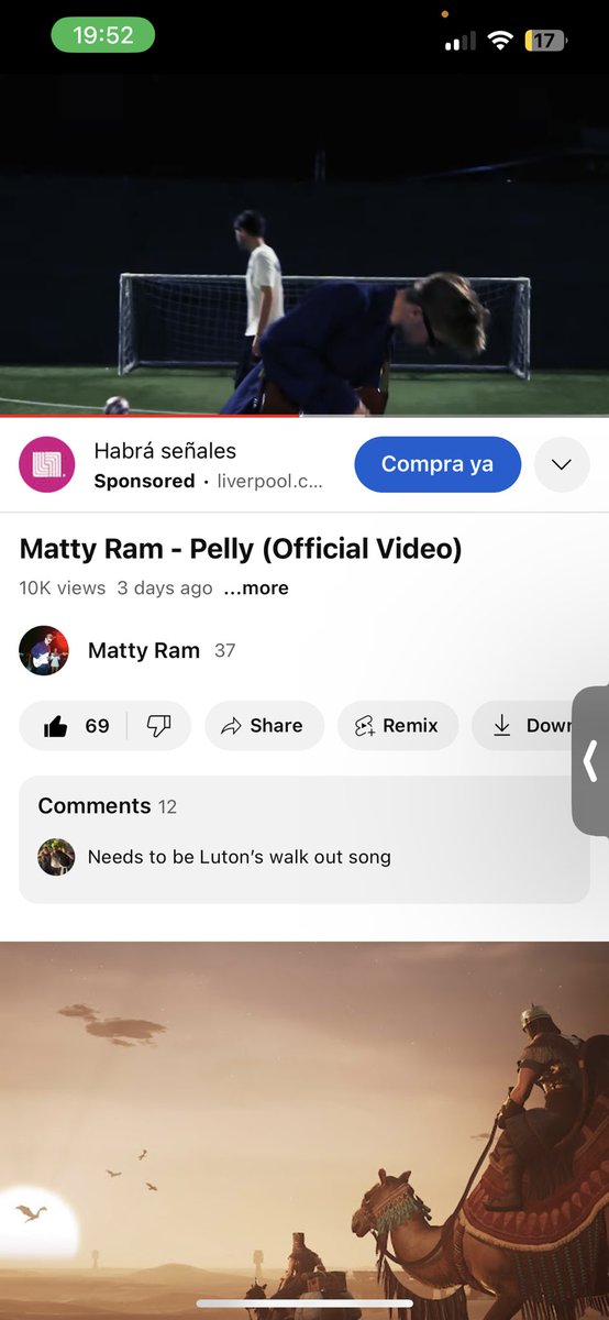 realmattyram's tweet photo. Over ten thousand views! Unreal response thank you to everyone making it happen🧡glad you’re enjoying it 🕺#LUTON #luton #lutontown https://t.co/4QPAkxRW2g