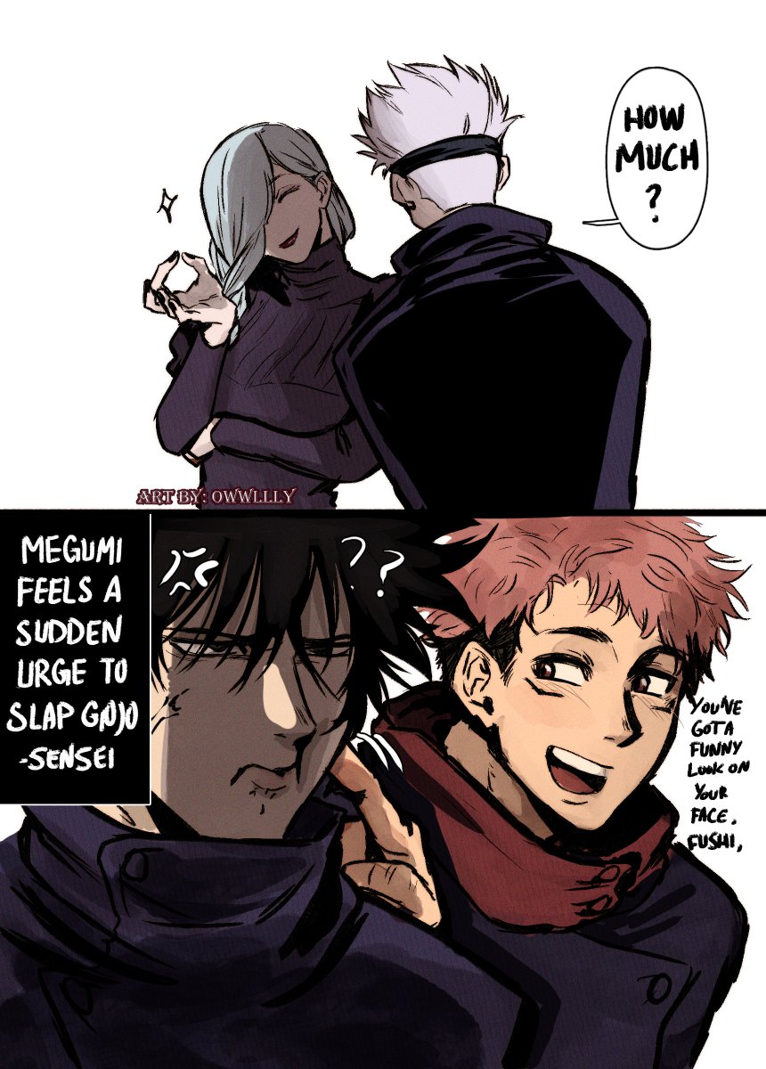OwwlllY's tweet photo. gojo's secret lover  #JujutsuKaisen #satosugu https://t.co/3hiTEFB8tL